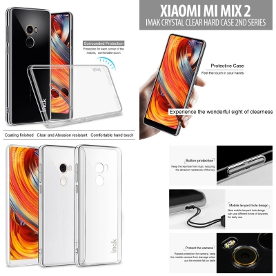 ^ Xiaomi Mi Mix 2 - Imak Crystal Clear Hard Case 2nd Series }
