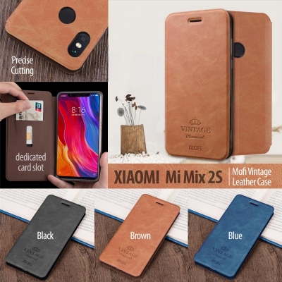 ^ Xiaomi Mi Mix 2S - Mofi Vintage Leather Case