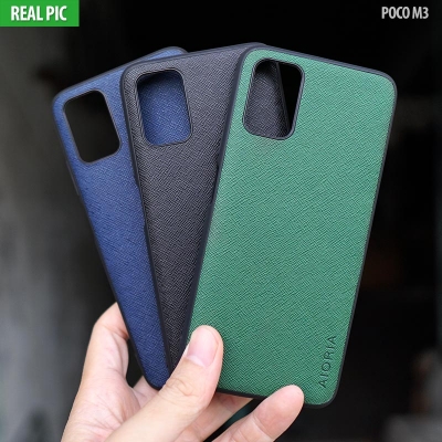 Xiaomi Poco M3 - AIORIA Canvas Texture Hybrid Case