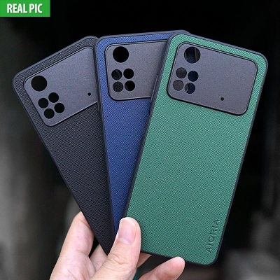 Xiaomi Poco M4 Pro 4G - AIORIA Canvas Texture Hybrid Case