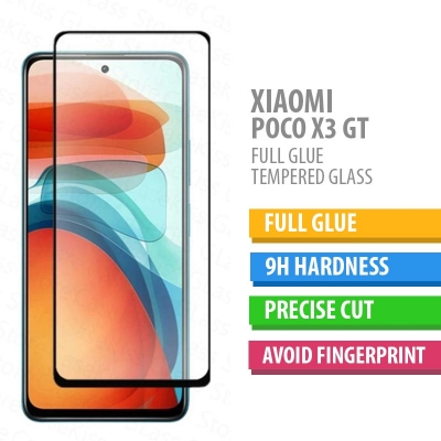 Xiaomi Poco X3 GT - FULL GLUE 9H Tempered Glass