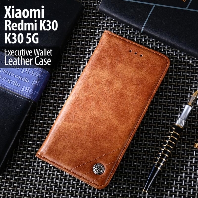 Xiaomi Redmi K30 - K30 5G - Executive Wallet Leather Flip Case