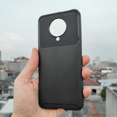 Xiaomi Redmi K30 Pro - Poco F2 Pro - AUTOFOCUS Carbon Fiber Soft Case