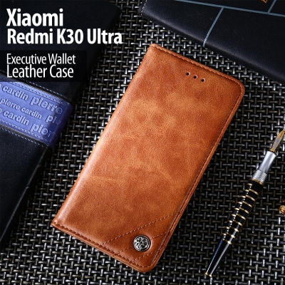 Xiaomi Redmi K30 Ultra - Executive Wallet Leather Flip Case
