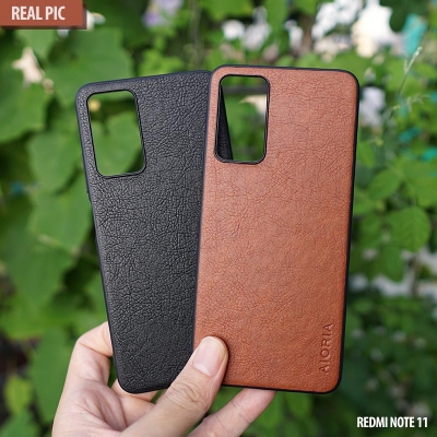 Xiaomi Redmi Note 11 - AIORIA Leather Texture Hybrid Case