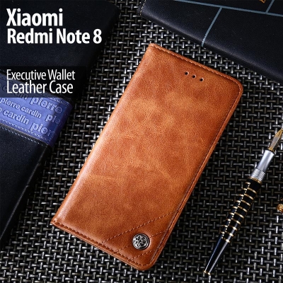 Xiaomi Redmi Note 8 - Executive Wallet Leather Flip Case