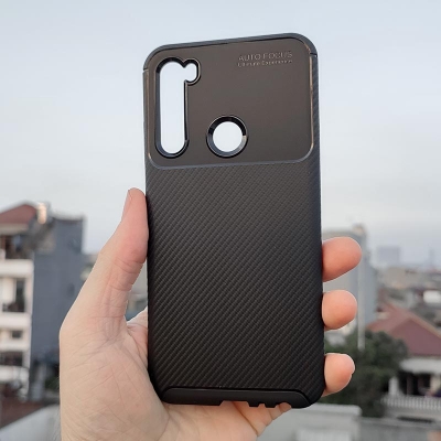 Xiaomi Redmi Note 8 - AUTOFOCUS Carbon Fiber Soft Case
