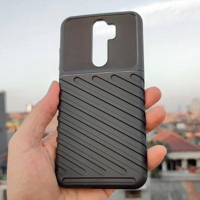 Xiaomi Redmi Note 8 Pro - Suitcase Armor TPU Soft Case