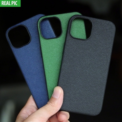 iPhone 15 - AIORIA Canvas Texture Hybrid Case