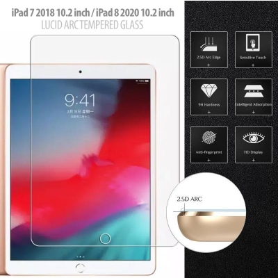 iPad 7 2019 10.2 Inch - iPad 8 2020 - Lucid Arc Tempered Glass