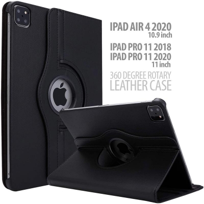iPad Air 4 2020 10.9 Inch - iPad Pro 11 2018 2020 - 360 Degree Rotary Leather Case