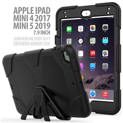 iPad Mini 5 2019 7.9 Inch - iPad Mini 4 2015 - Survivor Military Duty Defender Armor Case