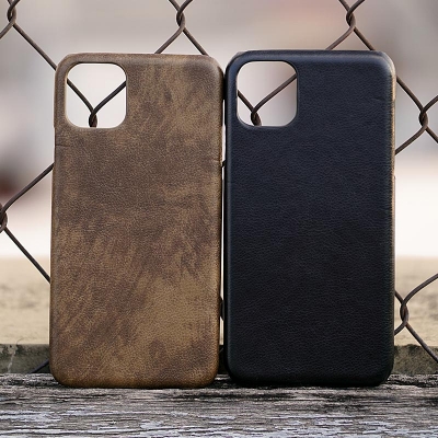 NR iPhone 11 Pro Max - Leather Covered Hard Case