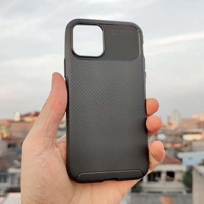 iPhone 12 - 12 pro - AUTOFOCUS Carbon Fiber Soft Case