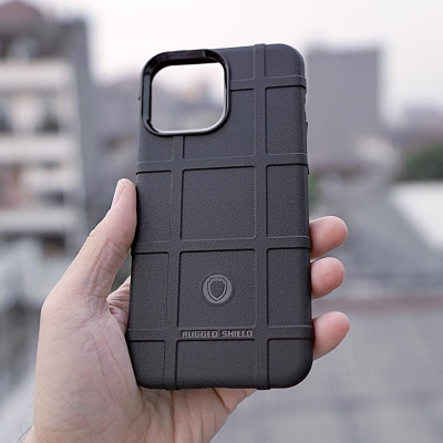 iPhone 13 Pro Max - Rugged Shield Armor TPU Soft Case