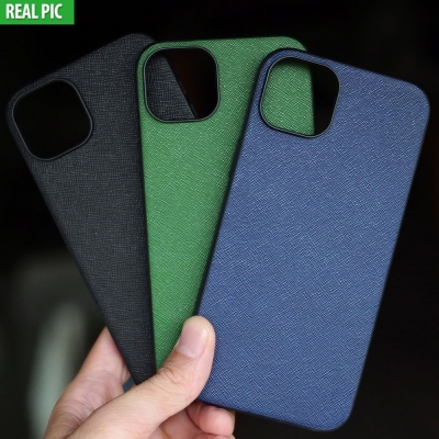 iPhone 15 Plus - AIORIA Canvas Texture Hybrid Case