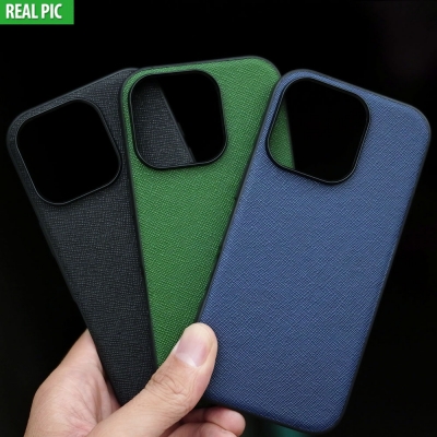 iPhone 16 Pro - AIORIA Canvas Texture Hybrid Case