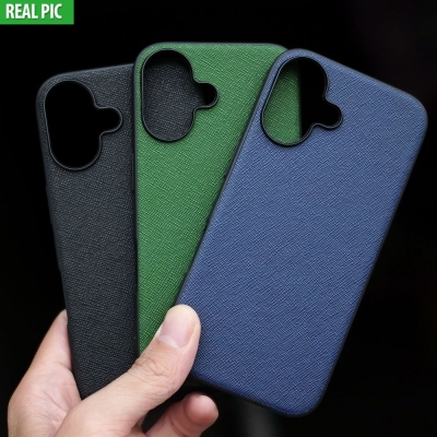 iPhone 16 - AIORIA Canvas Texture Hybrid Case