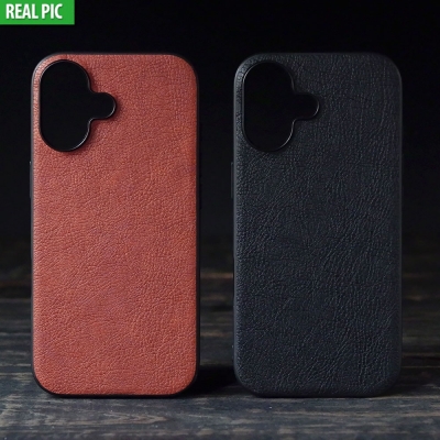 iPhone 17 - AIORIA Leather Texture Hybrid Case