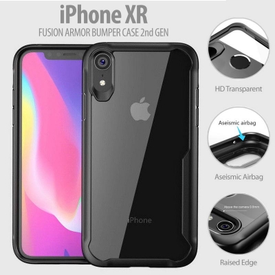 ^ iPhone XR - Fusion Armor Bumper Case 2nd Gen