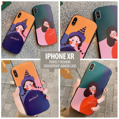 ^ iPhone XR - Perfect Fashion Shockproof Armor Case