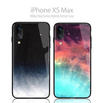 ^ iPhone XS Max - Milky Way Series Hybrid Armor Case
