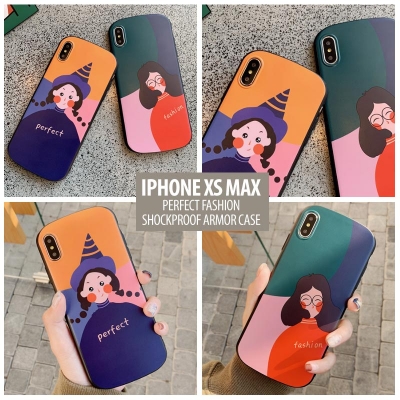 ^ iPhone XS Max - Perfect Fashion Shockproof Armor Case